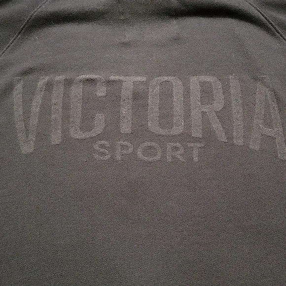 Victoria Secret Sport Black Zip-Up Hoodie Size XS/S - Picture 3 of 6